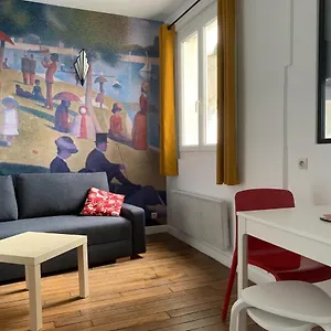  Appartamento Perfect For 2 Adults And 1 Kid, And Up To 2 Kids - Jourdain 20e, 25mn To Louvre Via Line M11 Francia